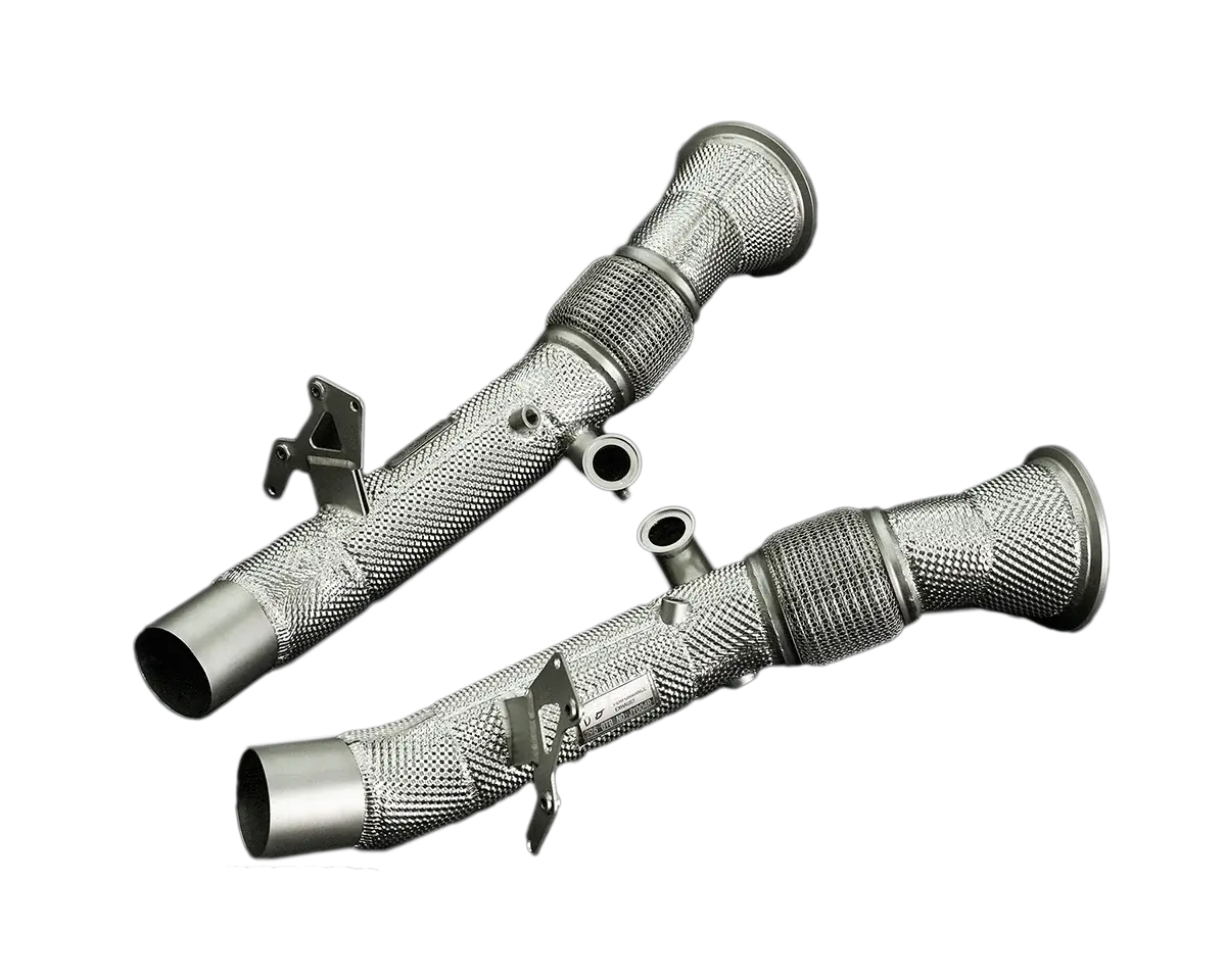 Ipe For Ferrari 296 – Downpipes 1