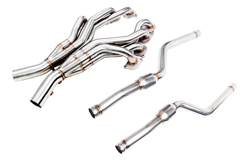 Ipe Headers Mercedes C63 Amg W204 | Stainless Steel 1