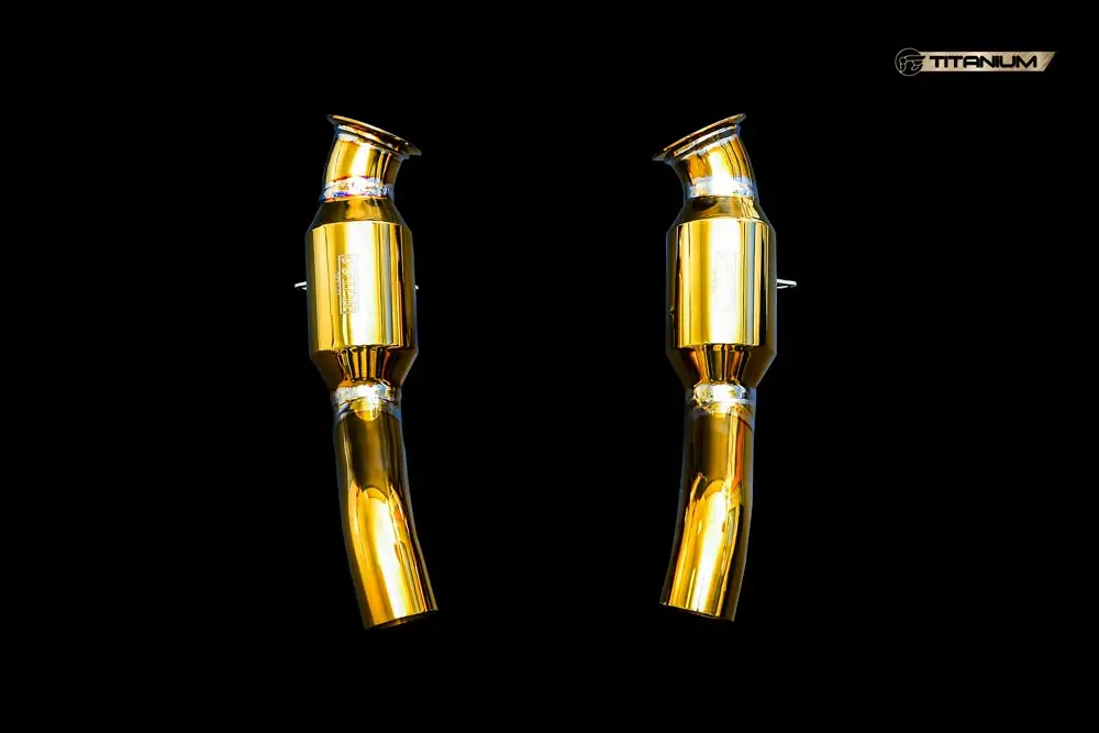 Ipe Cat Pipes Ferrari 458 Italia | Titanium F1 1