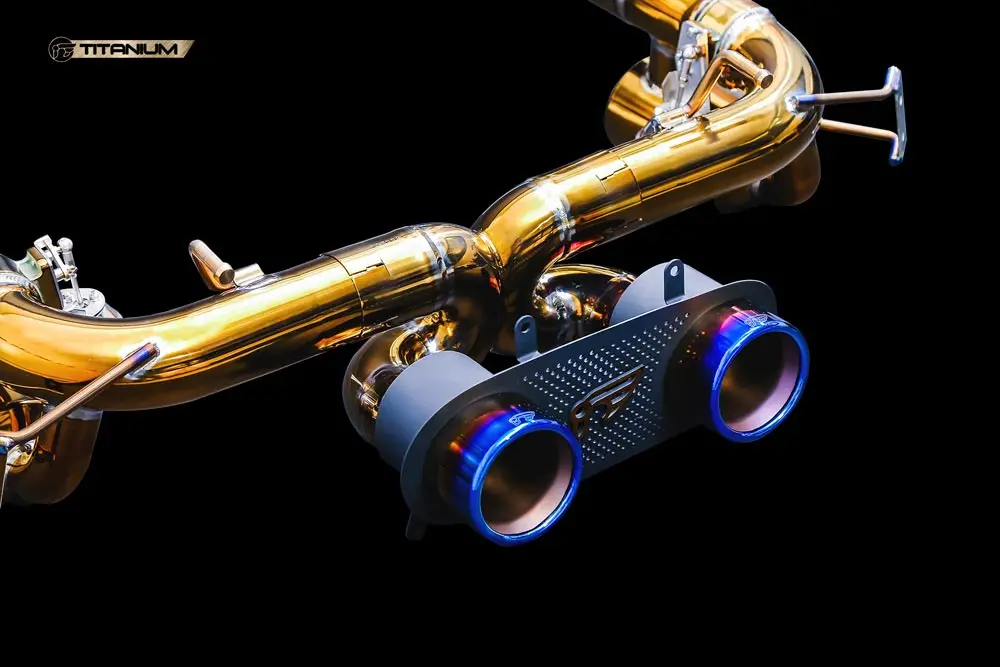 Ipe Muffler Ferrari 458 Italia | Titanium 1