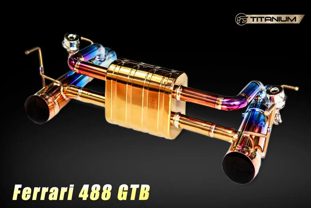 Ipe Exhaust Ferrari 488 Gtb | Full Evolution Titanium System 1