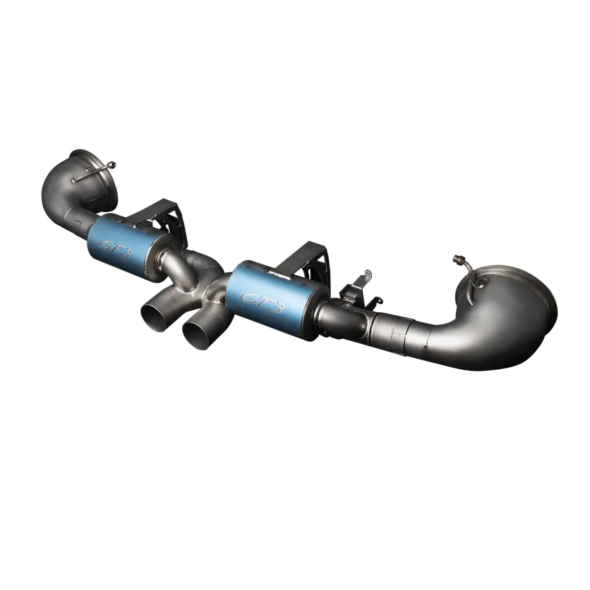 Ipe Exhaust Muffler For Porsche 992 Gt3 Rs Titanium 1