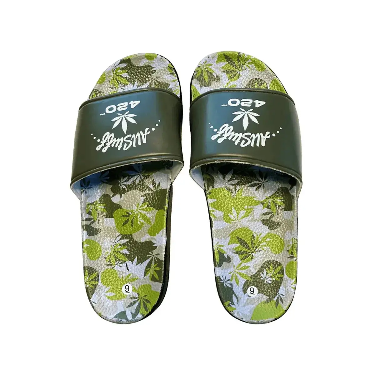 Himpy Slides - Mens Jack Herer Desert Sand Sandal - 1 Pair Per Pack 3