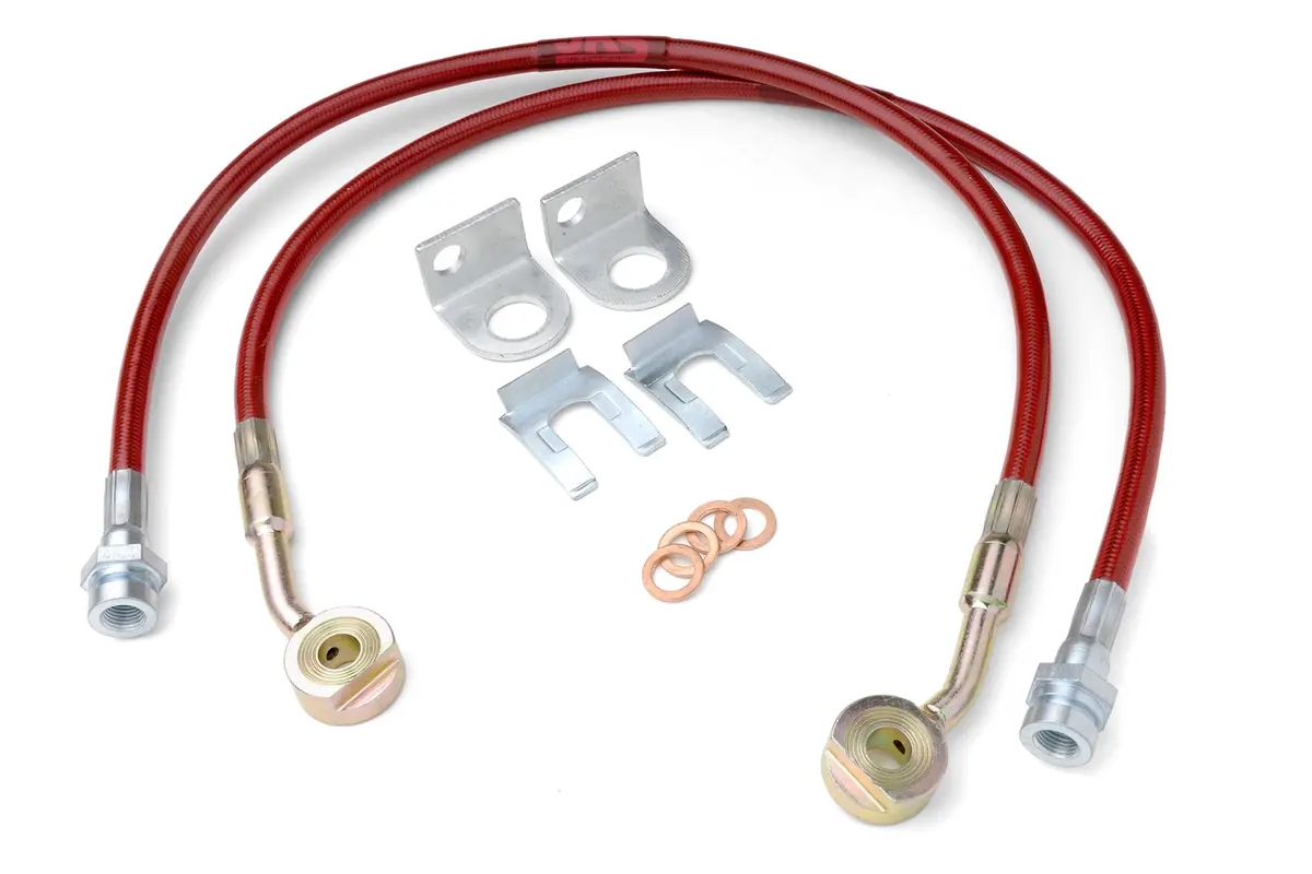 Extended Brake Line Kit | Front | Wrangler Tj And Lj, Grand Cherokee Zj 1
