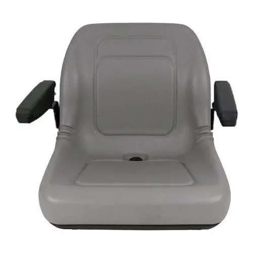 Skid Loader Compact Lawn Mower Garden Tractor Seat W/ Arm Rests 2