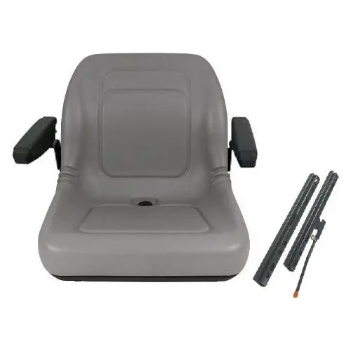 Skid Loader Compact Lawn Mower Garden Tractor Seat W/ Arm Rests 1