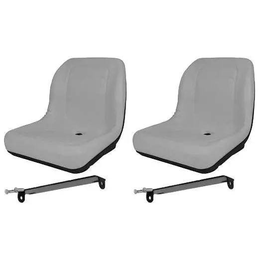 2 Gator Loader Compact Lawn Mower Garden Tractor Seat W/ Flip Bracket 3