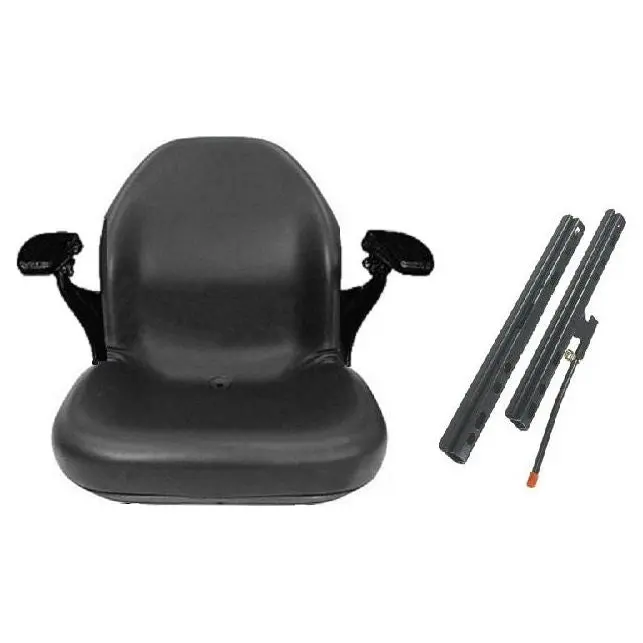 Skid Loader Compact Lawn Mower Garden Tractor Seat W/ Arm Rests 3