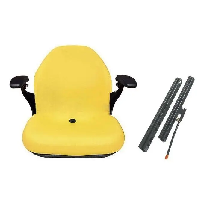 Skid Loader Compact Lawn Mower Garden Tractor Seat W/ Arm Rests 3