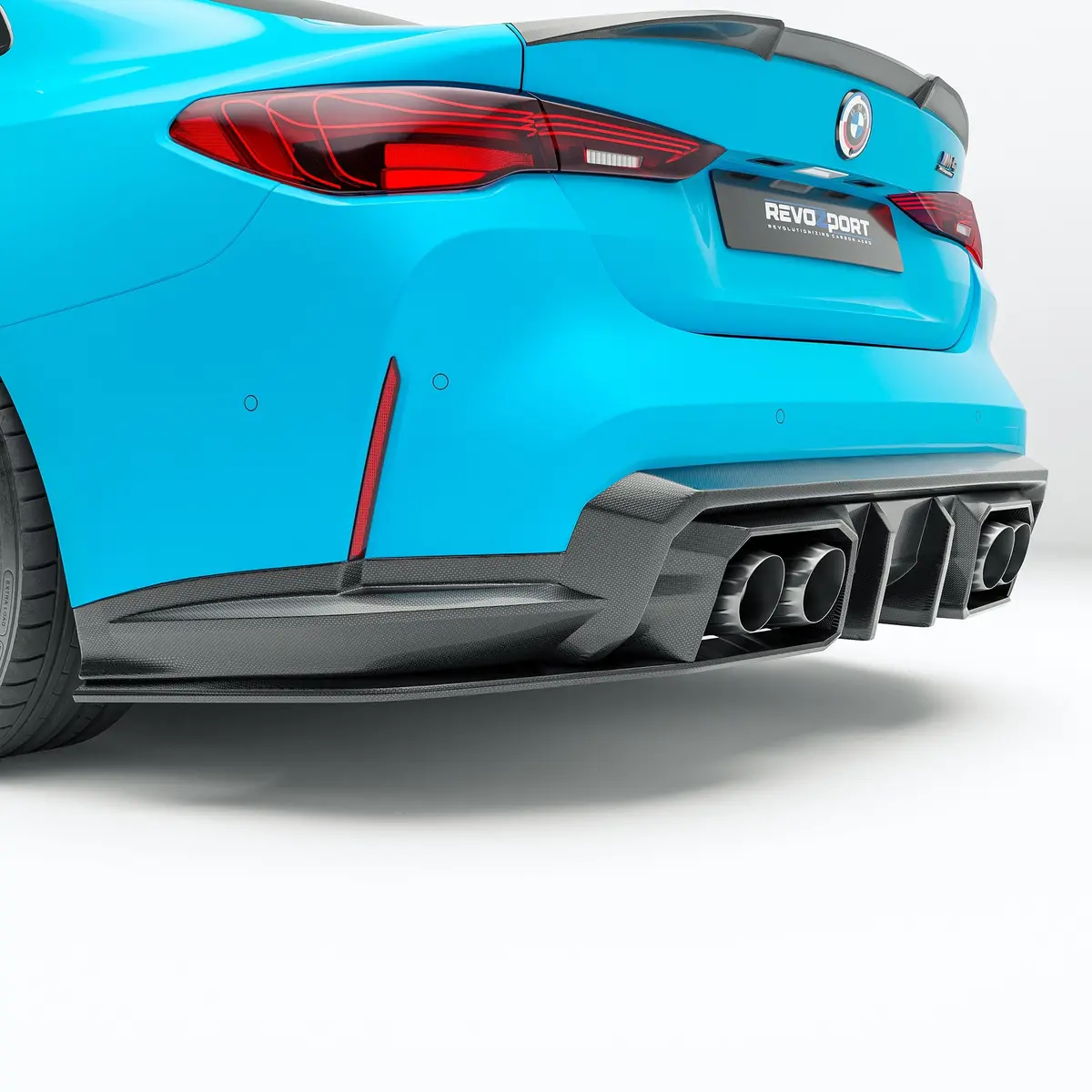 Bmw M4 G82 Carbon Fiber Rear Diffuser 1
