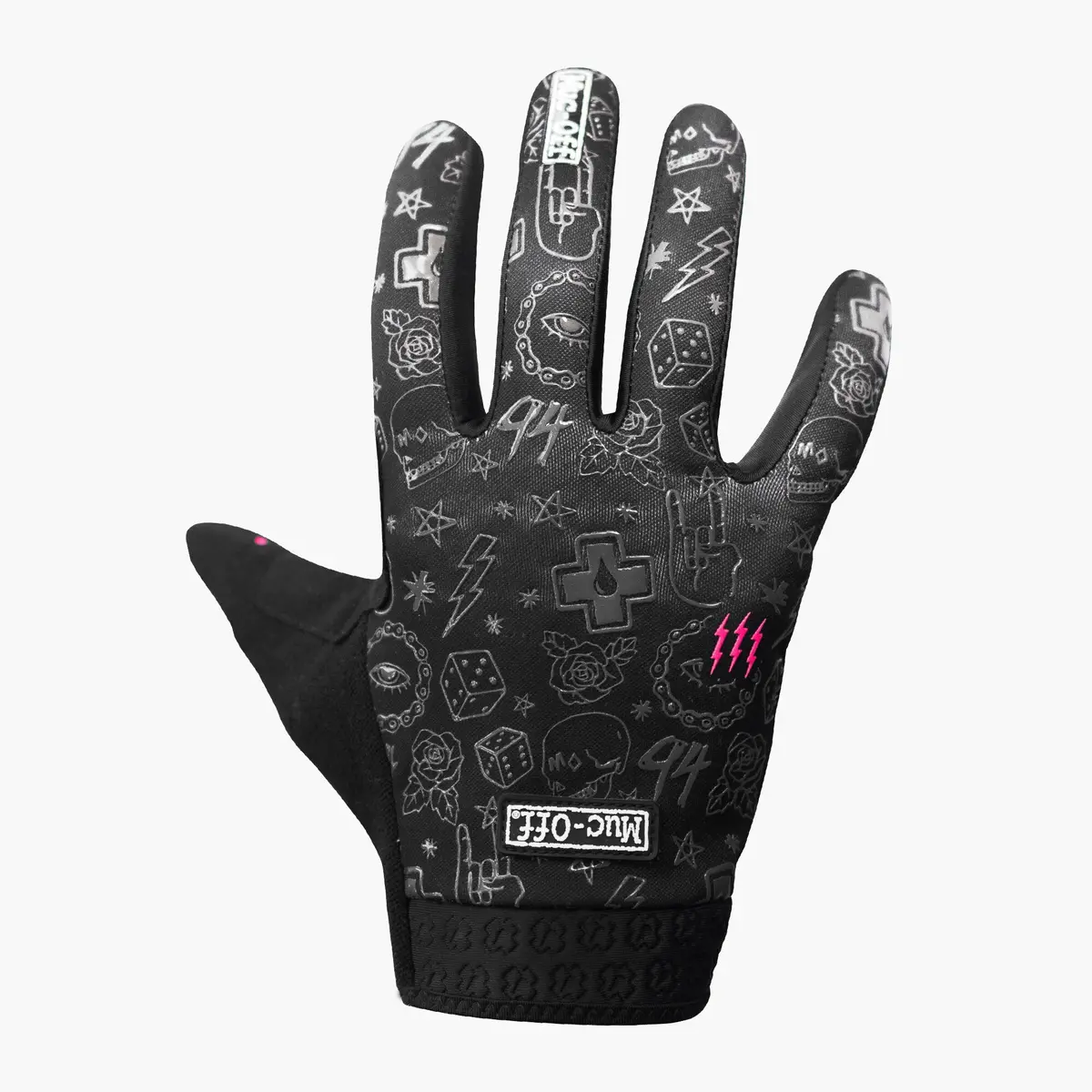 Rider Gloves - Grey Punk 1