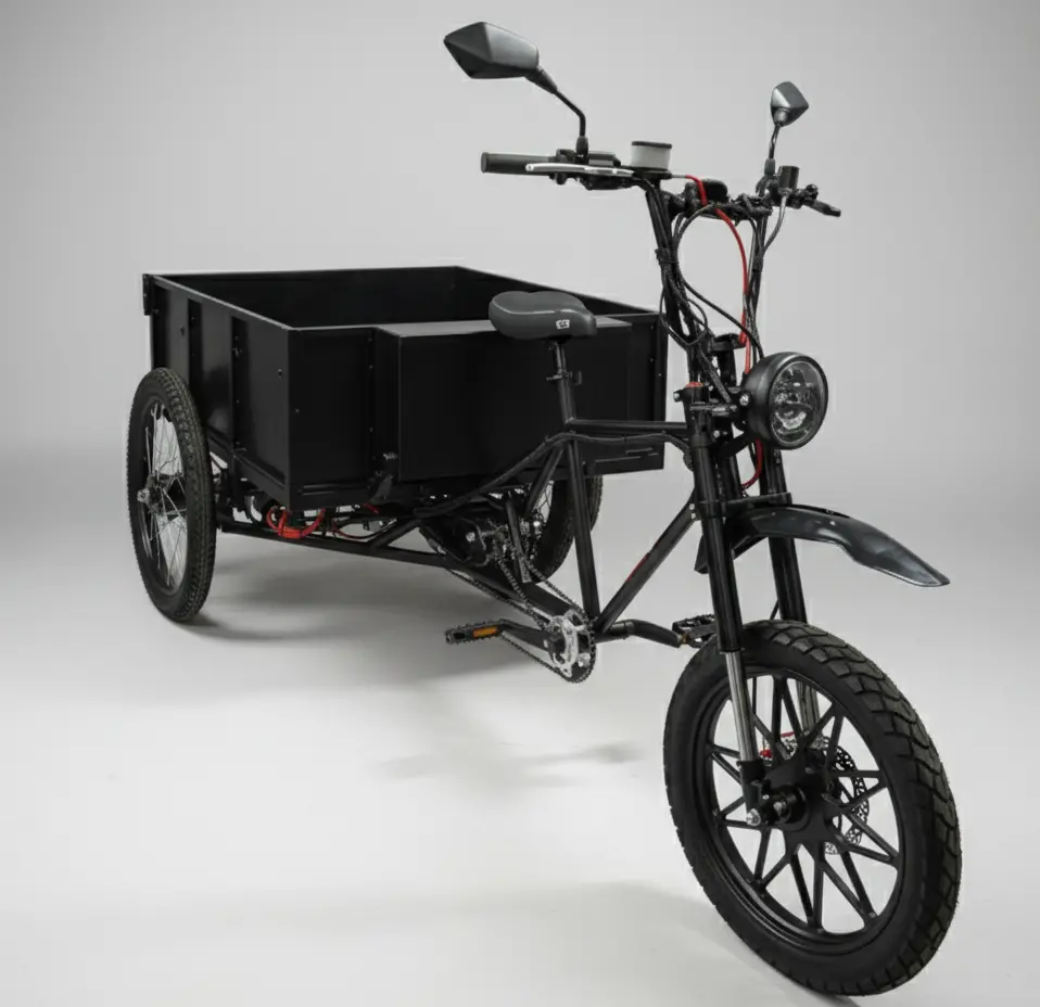 Electric Cargo Pedicab Truck - Class 2 E-Bike 1