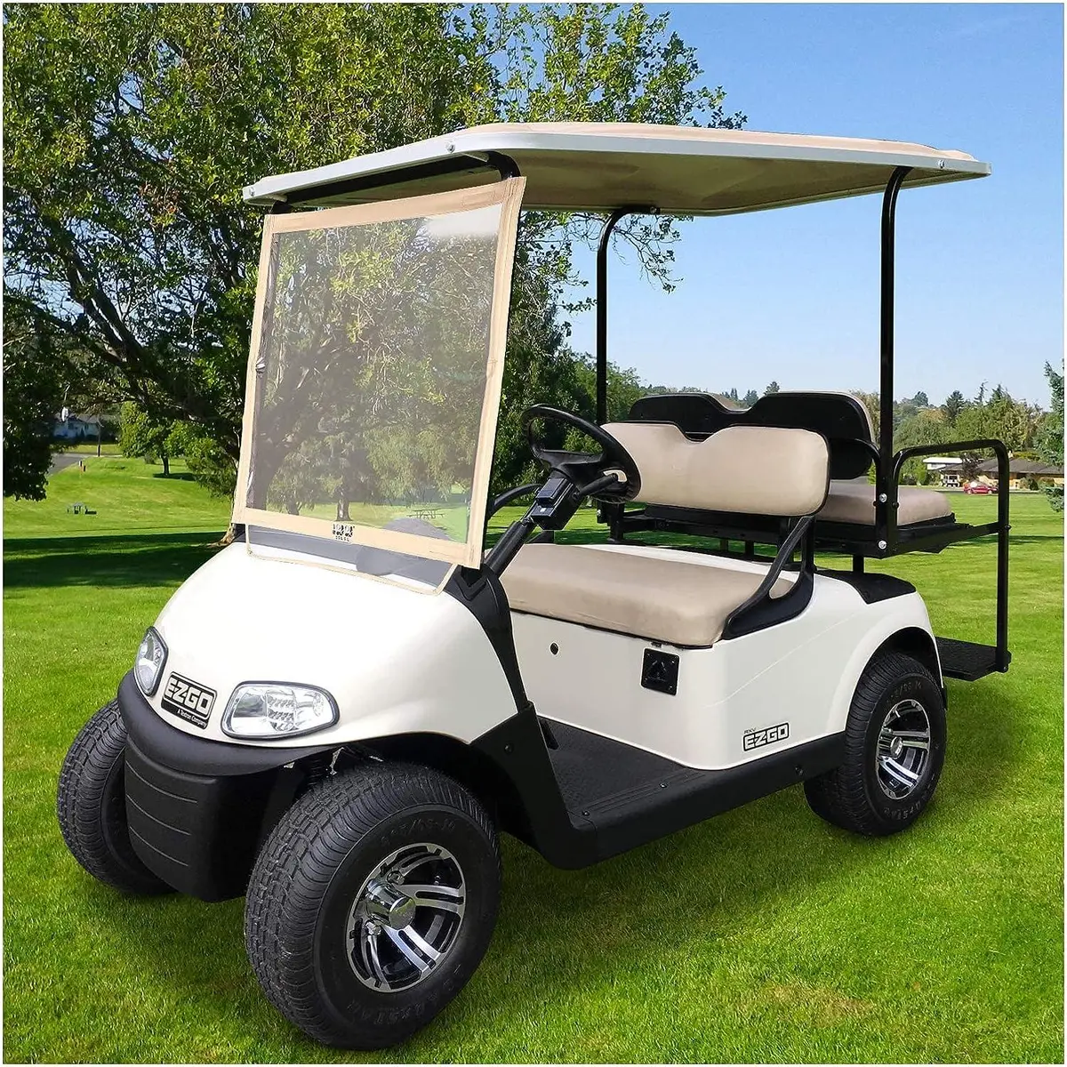 Portable Clear Film Pvc Windshield For Ezgo Golf Cart Parts - 10L0l 1