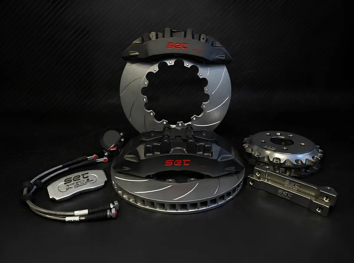 Set Rx7 Competition Series Big Brake Kit | 6-Piston | Forged 6082-T6 1