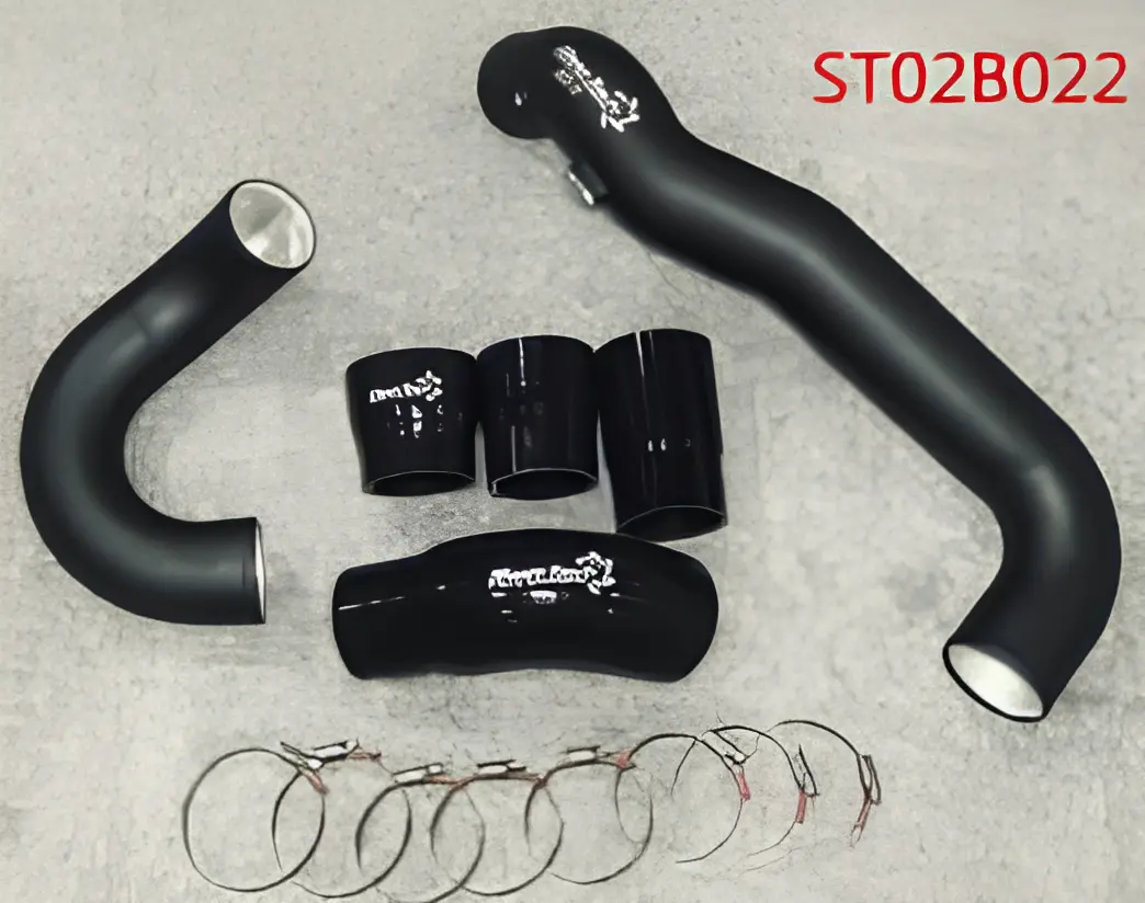 Ame Motorsport Audi S4/S5 (B9) 3.0T Aluminum Alloy Turbo Pipe For Ea839 3.0T B9 Models - Compatible With C8 A6/A7 3.0T And Sq5, Red/Black Options 1