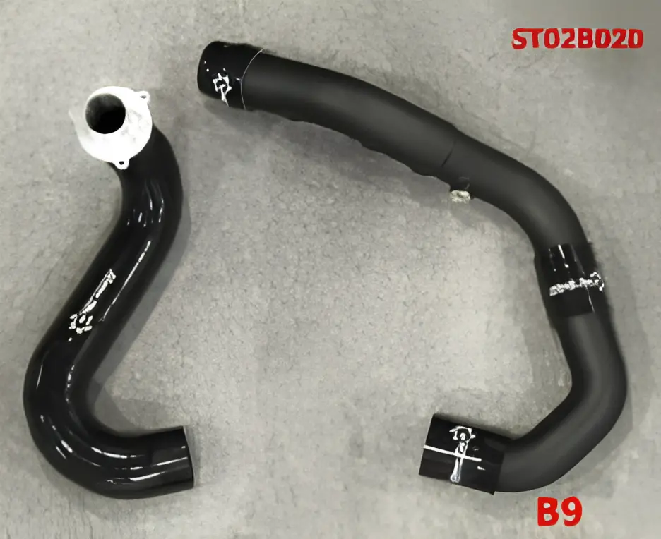 Ame Motorsport B9 Turbo Pipe For Audi Longitudinal 2.0T Engine B9 Models - Red/Black Color Options 1