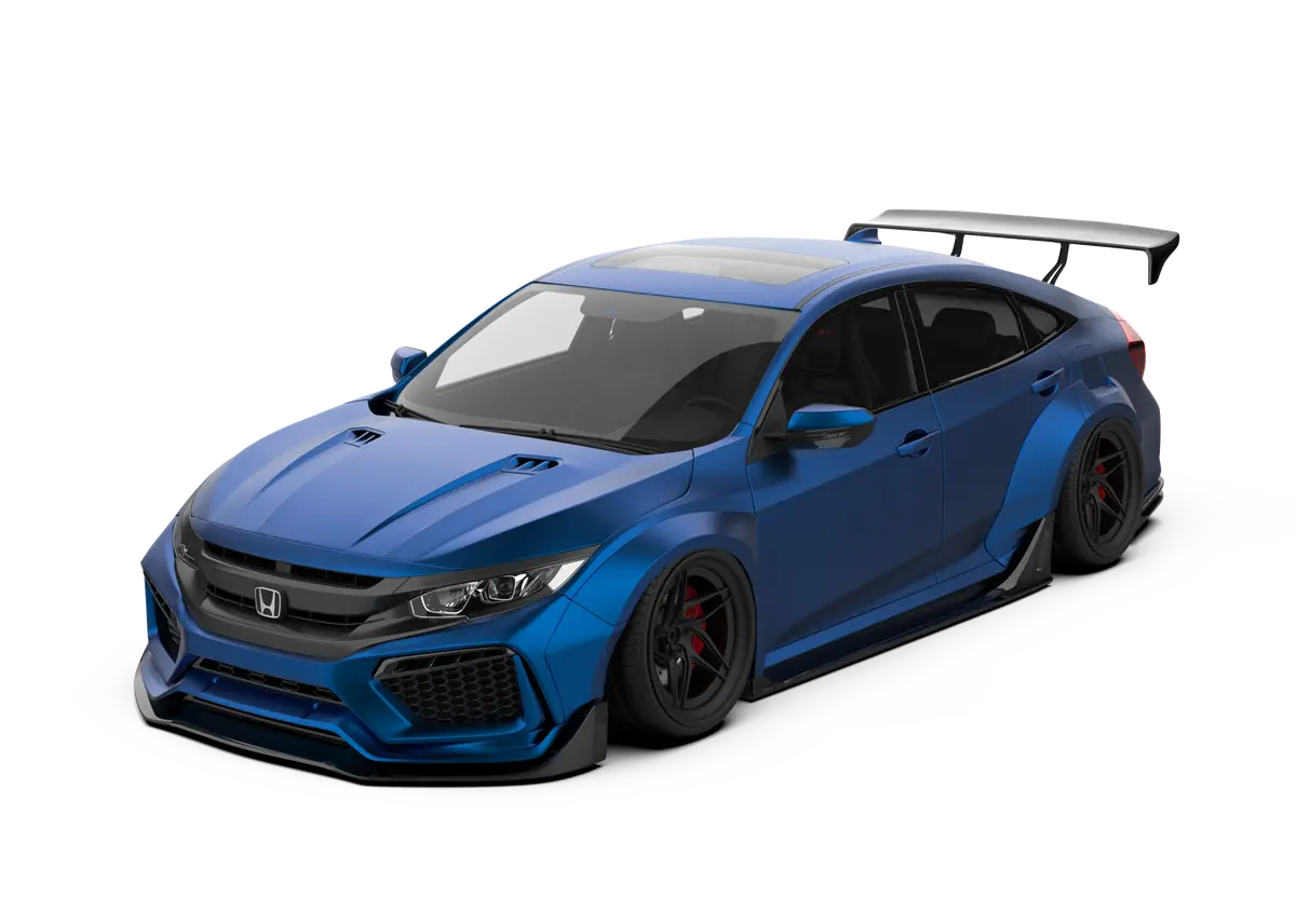 Robot Carbon Fiber Widebody Kit For Honda Civic 10Th Gen 1