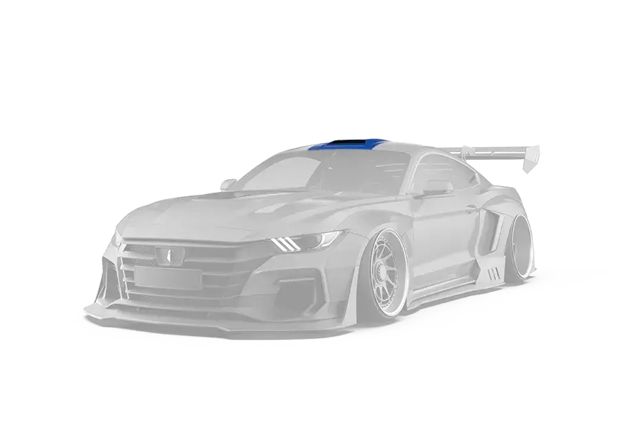 Robot "Dawn & Dusk " Roof Scoop For Ford Mustang S550 S550.1 S550.2 Gt Ecoboost V6 Gt350 Gt500 1
