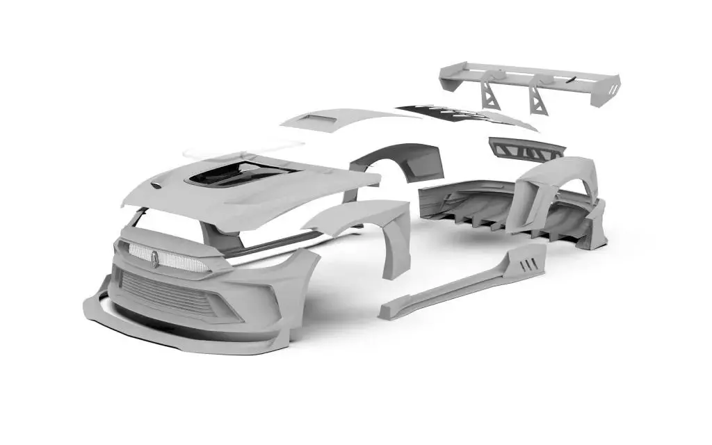 Robot "Dusk" Widebody Kit For Mustang S550.1 S550.2 2015-2023 1