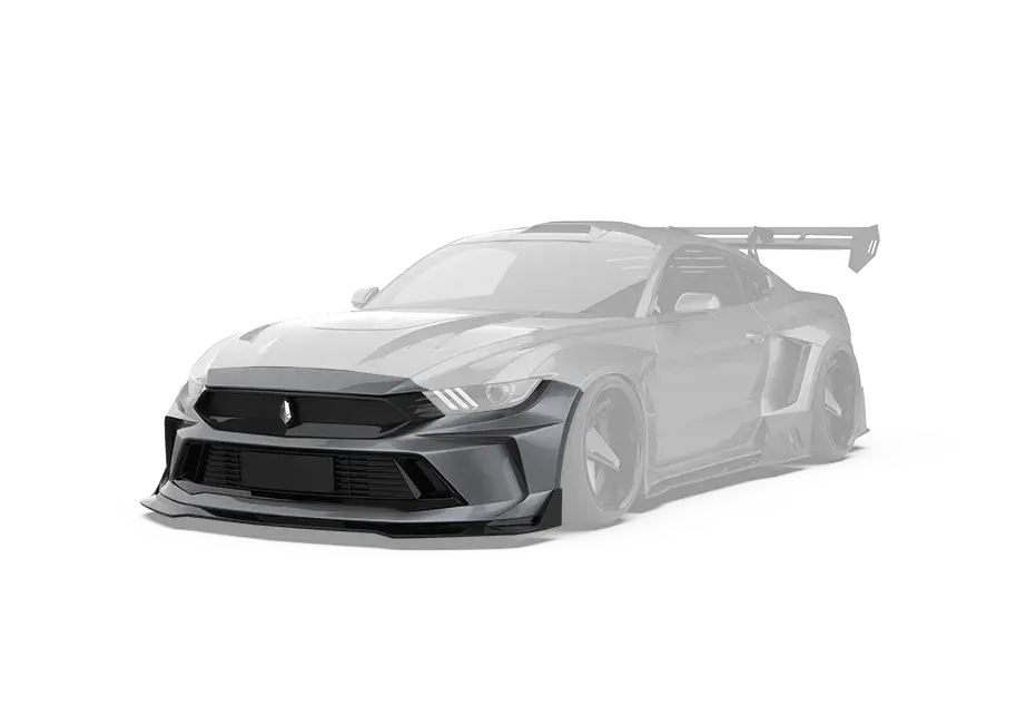 Robot "Dusk "Widebody Front Bumper & Lip For Mustang S550.1 S550.2 2015-2023 1