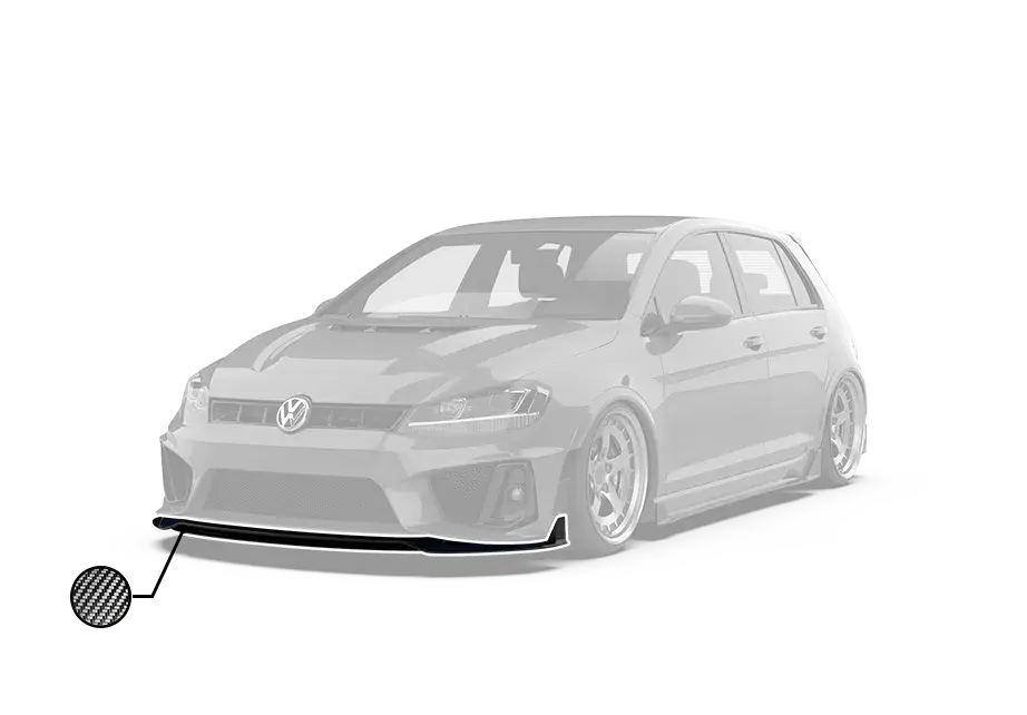 Robot Front Bumper & Lip For Volkswagen Golf & Gti & Golf R Mk7 Mk7.5 4