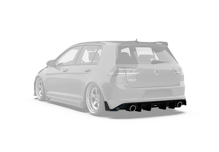 Robot Rear Diffuser For Volkswagen Golf Mk7.5 1