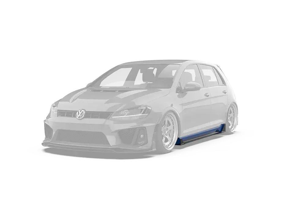 Robot Side Skirts For Volkswagen Golf & Gti & Golf R Mk7 Mk7.5 1