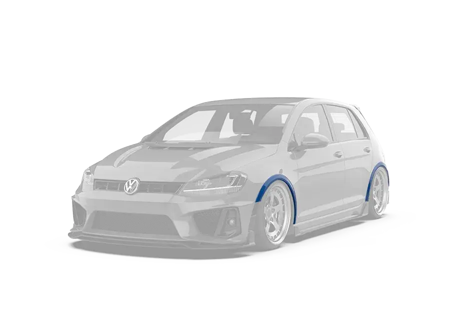 Robot Babe Widebody Wheel Arches For Volkswagen Golf & Gti & Golf R Mk7 Mk7.5 1