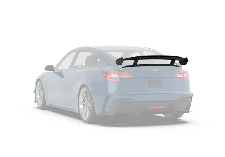 Robot "Hacker" V3 Double Decker Rear Spoiler Wing For Tesla Model 3 1
