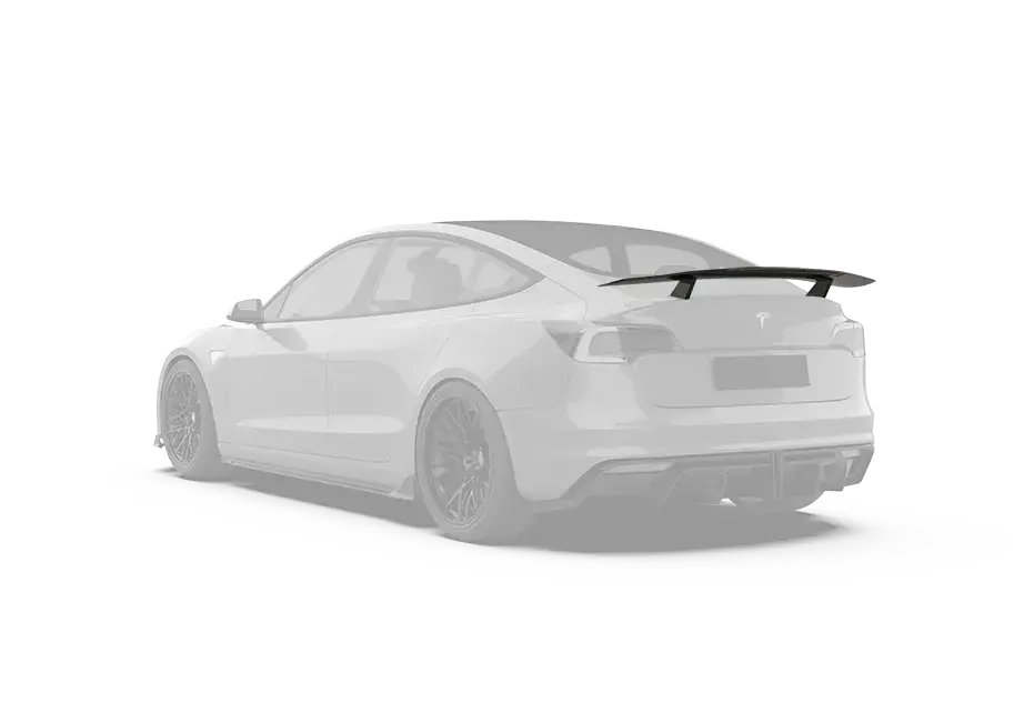 Robot "Crypton" Rear Spoiler Wing For Tesla Model 3 1