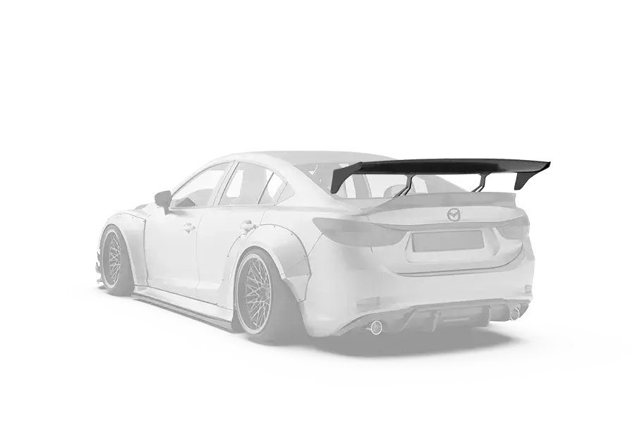 Robot Mazda 6 Rear Gt Spoiler Wing 2014-2022 Frp Or Carbon Fiber 1