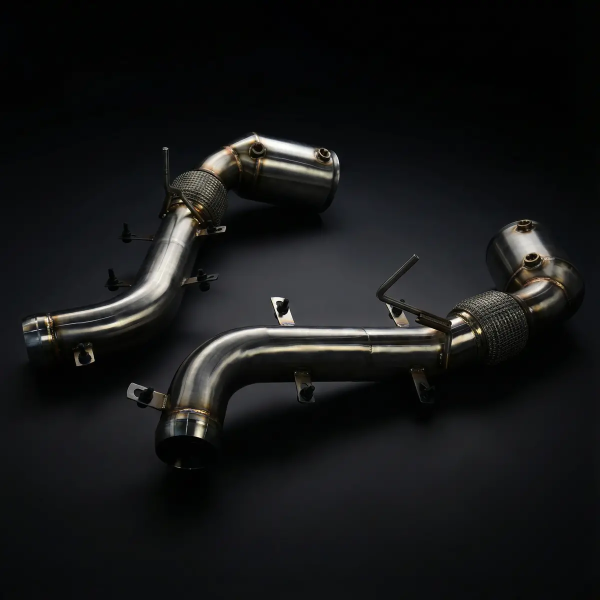 Mclaren 570S (2015-2018) 3.8T High-Flow Catted Downpipes (200 Cell) | Ame Motorsport 1