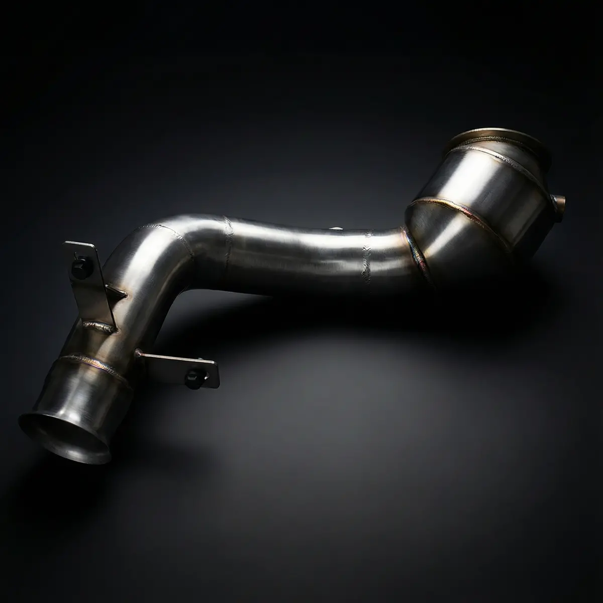Mercedes-Benz C200 (W205 Facelift) 2018+ 1.5T High-Flow Catted Downpipe (Ss304) | Ame Motorsport 1