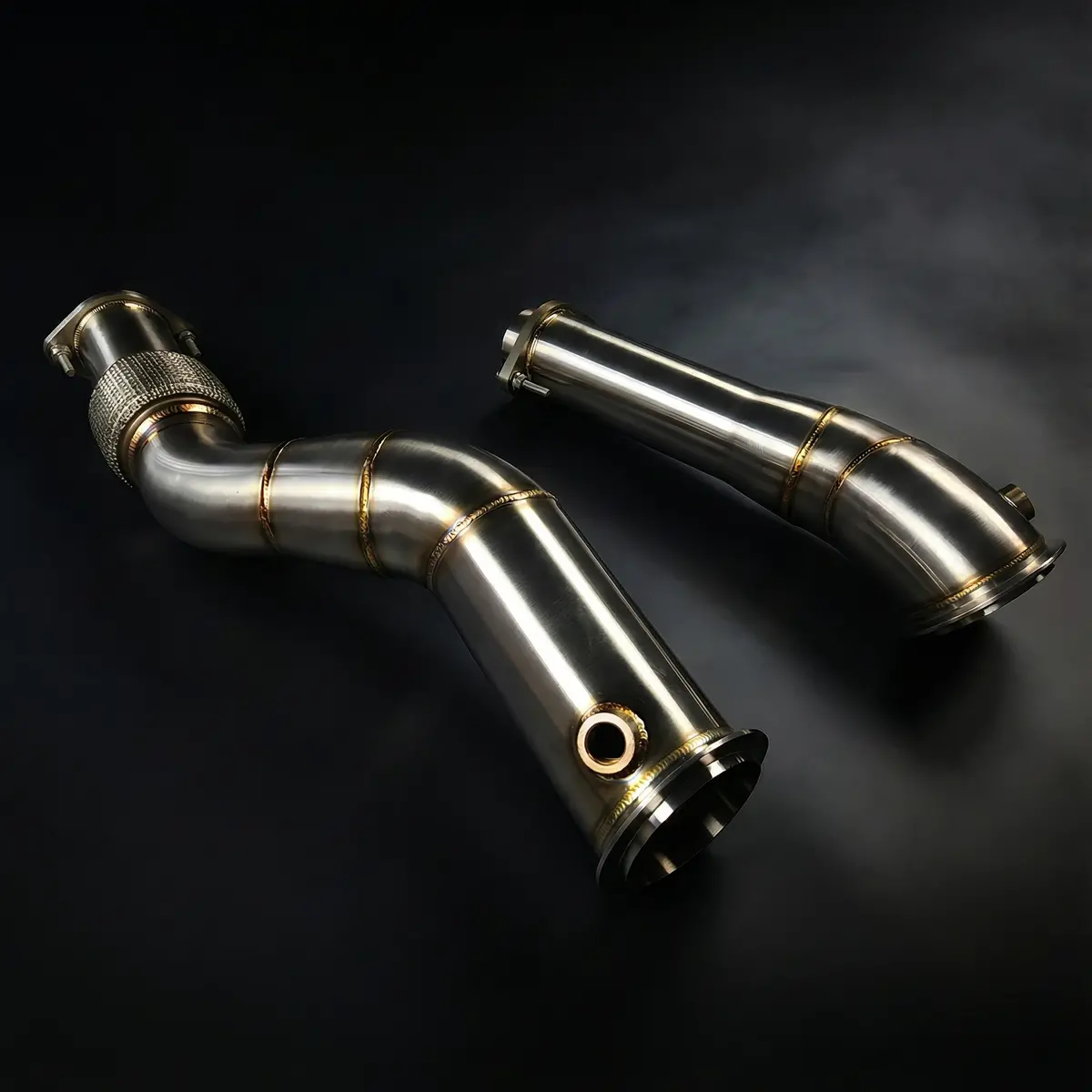 Bmw M3 (G80) / M4 (G82/G83) 2021+ S58 3.0T Catless Performance Downpipes | Ame Motorsport 1