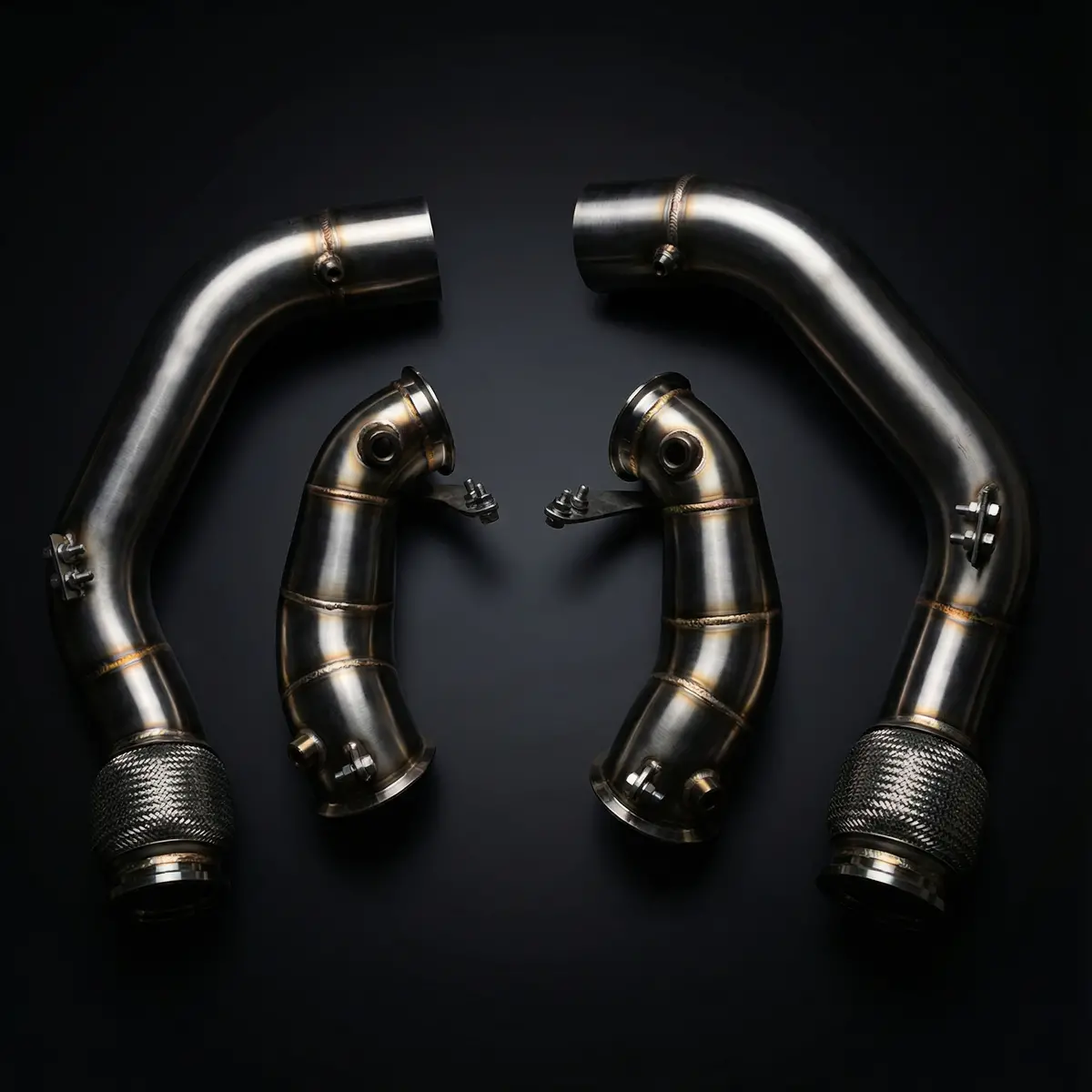 Bmw M5 (F90) / M8 (F91/F92/F93) 2018+ S63 4.4T Catless Downpipes | Ame Motorsport 1