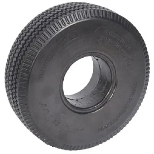 4.10 / 3.50 - 4 Saw Tooth Flat Free Solid Tire Replacement For Carlisle 5190261 1