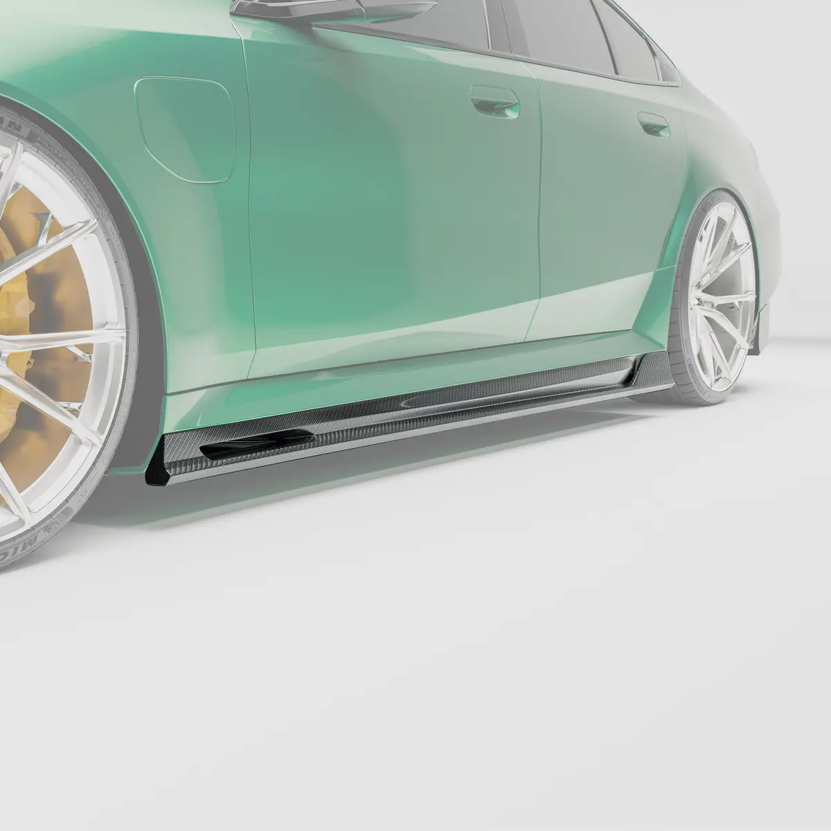 Bmw M5 G90 Carbon Fiber Side Skirts 2