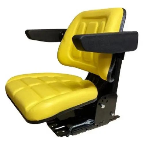 Heavy Duty Farm Tractor Seat W / Suspension / Flip Up Arm Rests 3