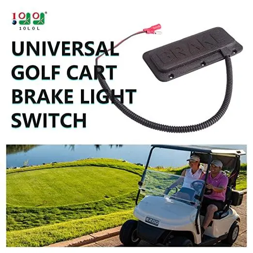 Universal Golf Cart Brake Light Pad Switch For Yamaha, Ezgo, Club Car - 10L0l 2