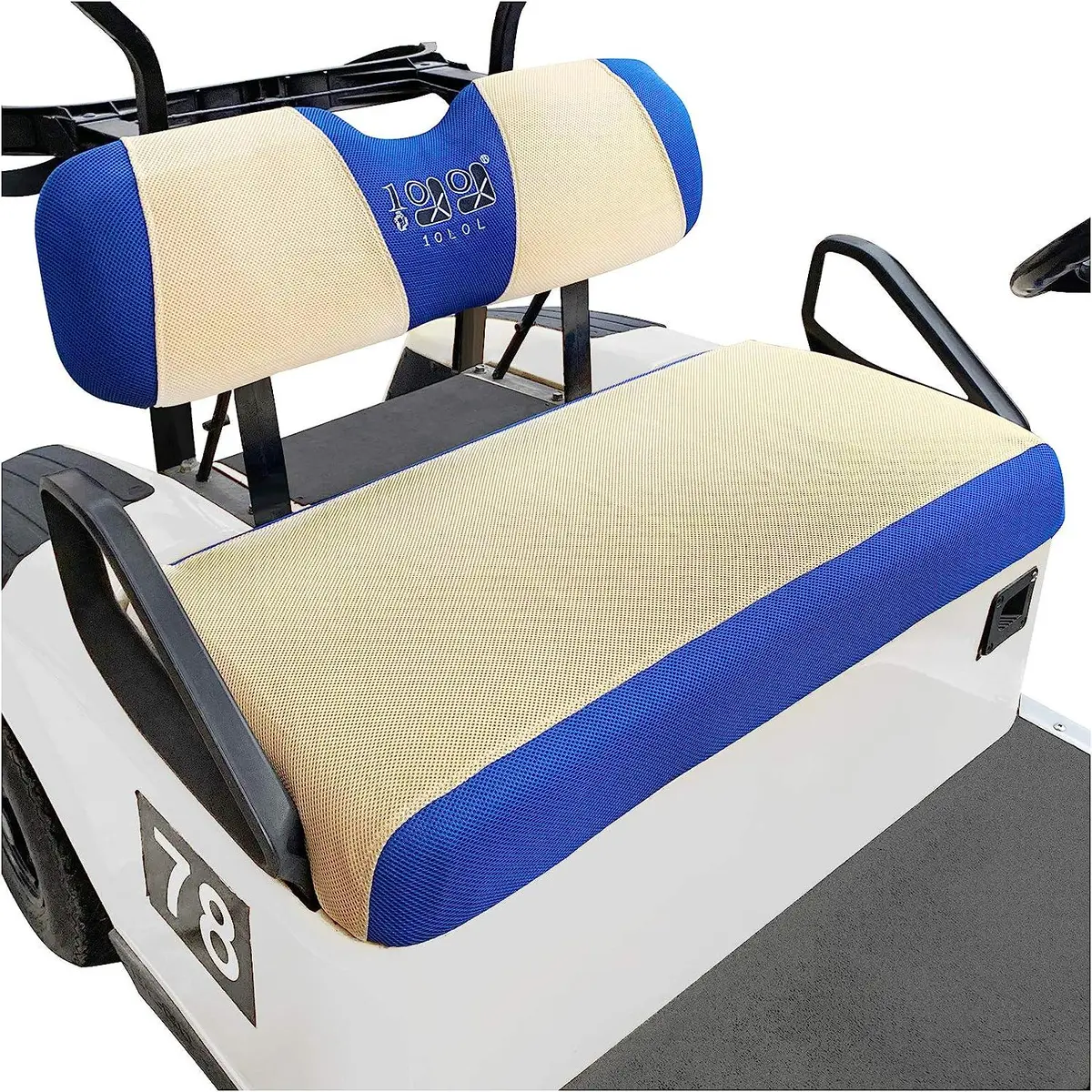 10L0l Premium Golf Cart Front Seat Covers For Ezgo Txt Rxv & Club Car Ds 2000-Up 2