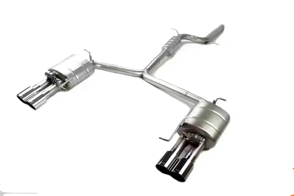 Ame Audi A4 B8 (2009-2015) 2.0T Front Pipe + Catback Quad Exit Exhaust 1