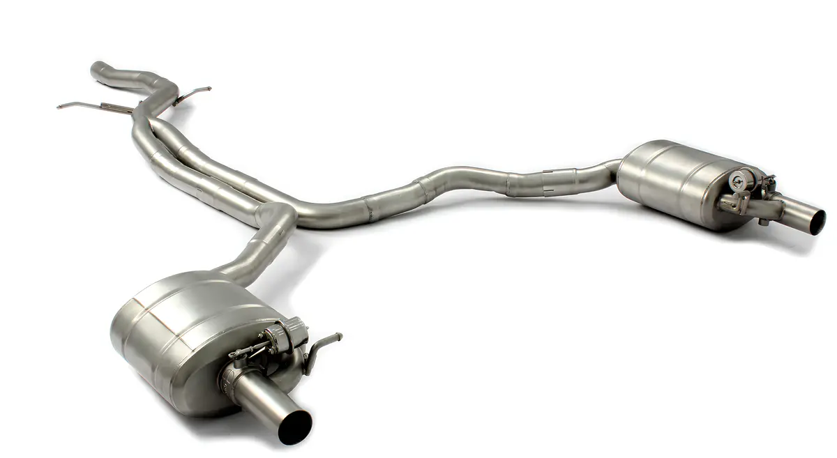 Ame Audi A6/A7 C8 (2018-2020) 2.0T Front Pipe + Catback Quad Exit Exhaust 1