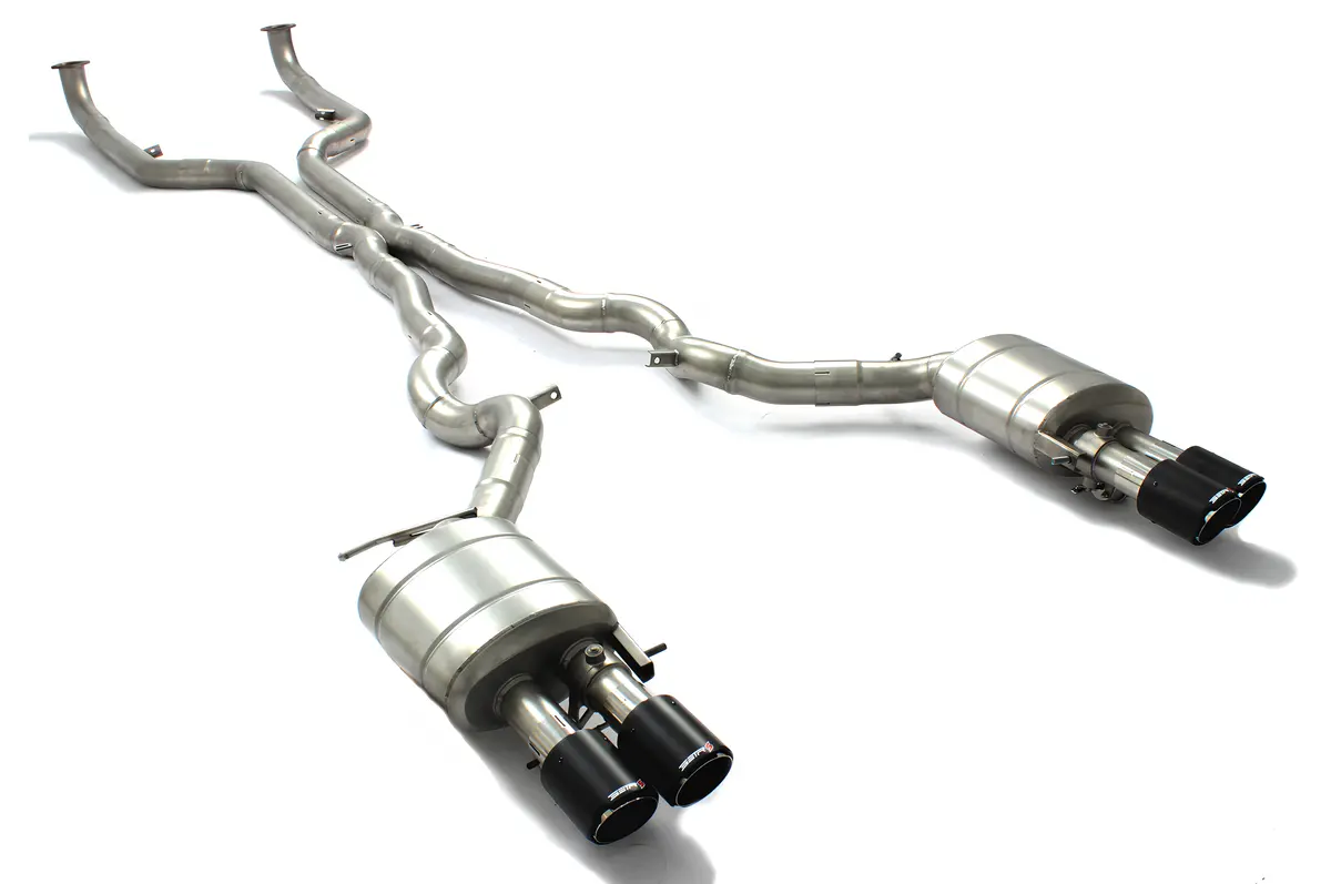 Ame Bmw M5 F10 (2014) 4.4T Front Pipe + Catback Quad Exit Exhaust 1