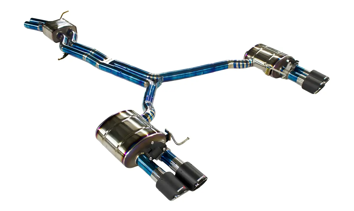 Ame Audi S4/S5 B9 (2018-2020) 3.0T Front Pipe + Catback Quad Exit Exhaust 1