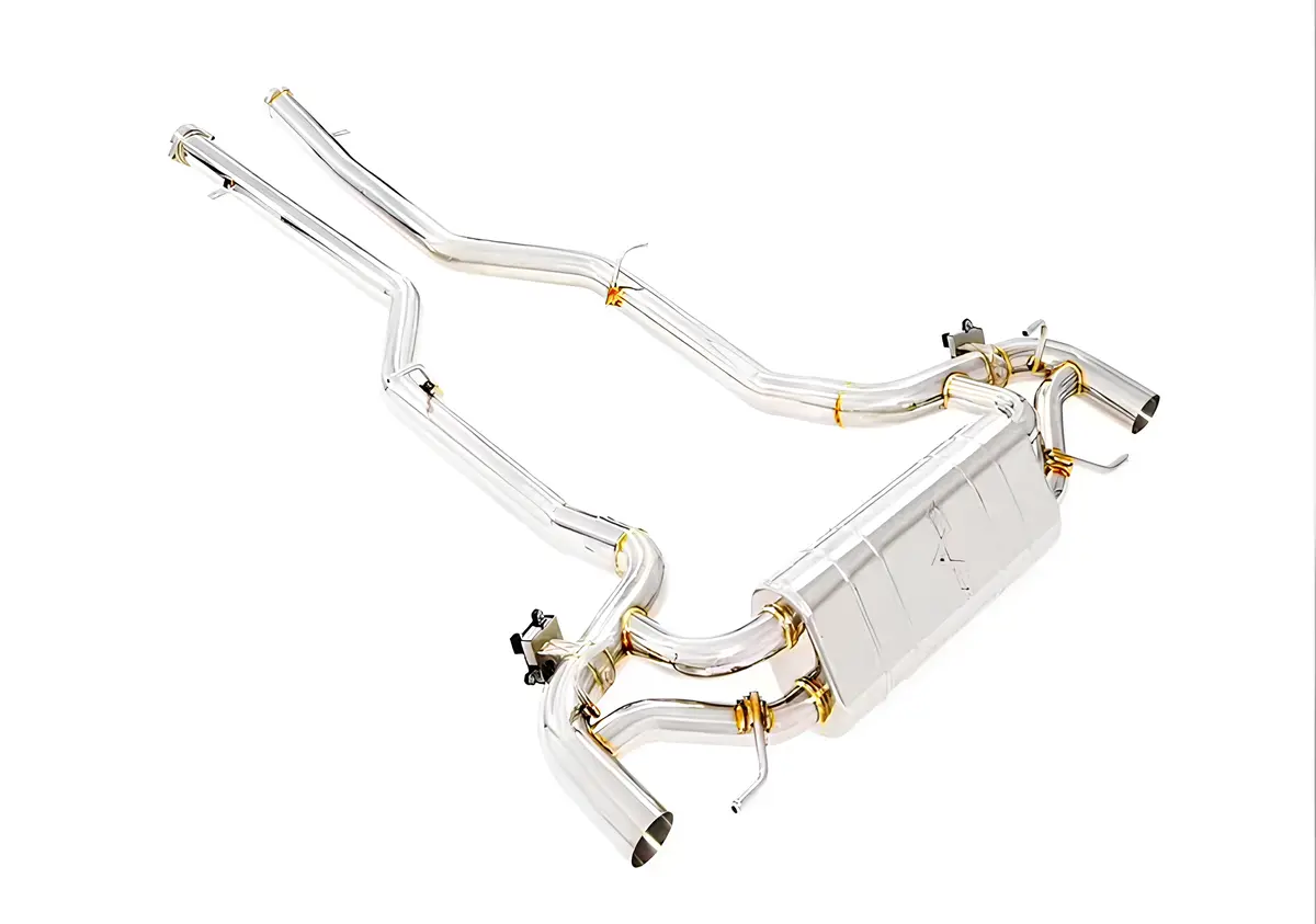 Ame Mercedes-Benz Sls 6.2L Catback Single Exit Exhaust 1