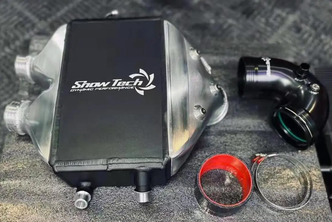 Ame Motorsport Bmw M2 M3 M4 3.0T S55 Engine Cnc Top Mount Intercooler (Including J-Pipe) 1
