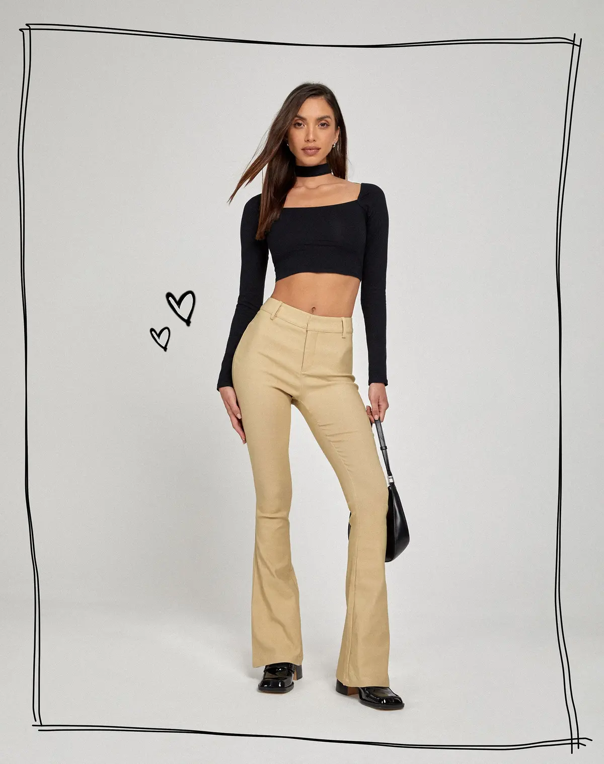 Jopanka Flare Trouser In Tailoring Ecru 1
