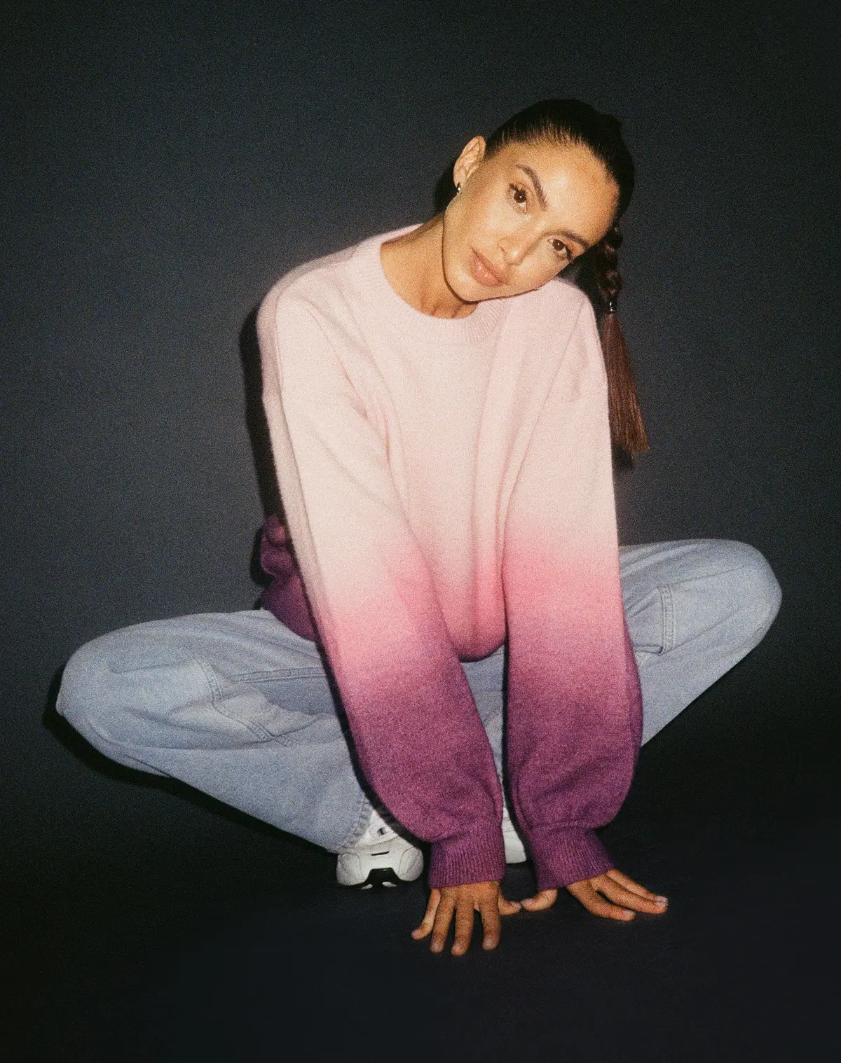 Akari Jumper In Gradient Pink 5