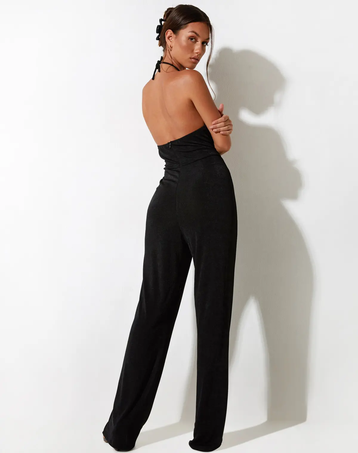 Alison Jumpsuit In Crepe Black 4