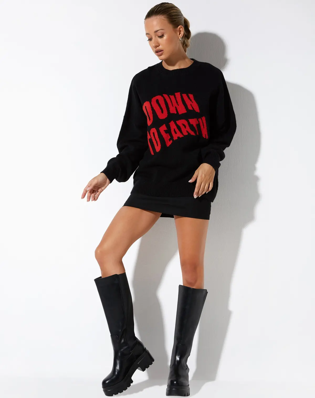 Jamin Jumper In Black Down To Earth 3